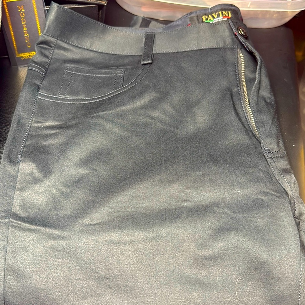Pavini black pants size 36